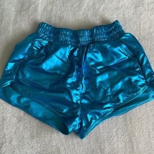 shiny shorts